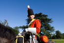 Grand sourire d'un cavalier