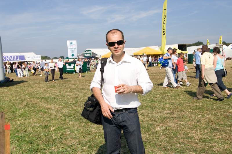 Marc avec son petit café...