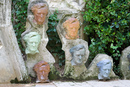 Musée de Dali à Pubol - Fontaine aux visages de Wagner