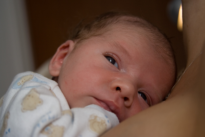 J'adore cette photo de notre petit bébé...