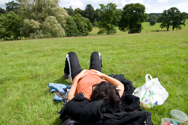 Jess dans la campagne...