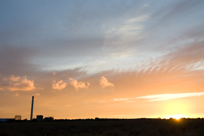 Magnifique couchés de soleil sur le Cotsworld...