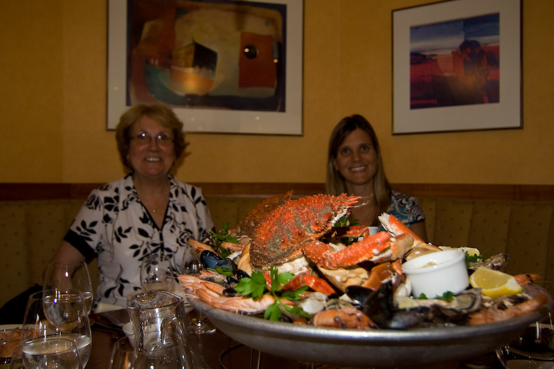 Le plateau de fruits de mer... Magnifique...