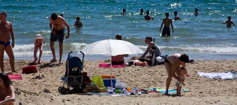 Plage de Bournemouth - 27 Juillet 2008