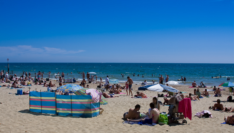 Plage de Bournemouth - 27 Juillet 2008