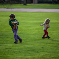 Cliveden - 17 February 2013 / Alana and Oscar playing and running around