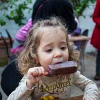 Cliveden - 17 February 2013 / Alana and her ice-cream...