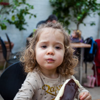 Cliveden - 17 February 2013 / Alana and her ice-cream...