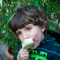 Cliveden - 17 February 2013 / Oscar and his ice-cream...