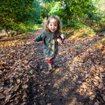 Cliveden - 17 February 2013 / Alana running after me...