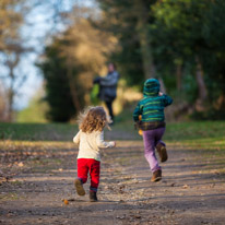 Cliveden - 17 February 2013 / Oscar and Alana running