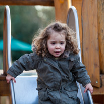 Cliveden - 17 February 2013 / Alana on the slide