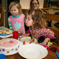 Marlow - 24 February 2013 / Alana blowing the candle of her cake