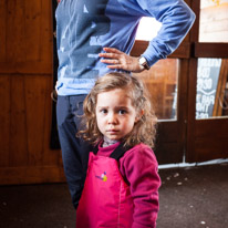 La Plagne - 11-17 March 2013 / Alana getting ready for her first day on the ski...