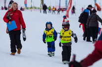 La Plagne - 11-17 March 2013 / Oscar coming back from his first day at the ski school. He looked so pleased with his first morning...