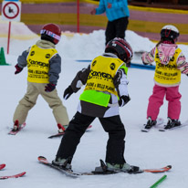 La Plagne - 11-17 March 2013 / Oscar at the ski school for the afternoon. He was making so much progress