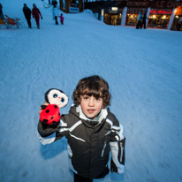 La Plagne - 11-17 March 2013 / Oscar with his new 