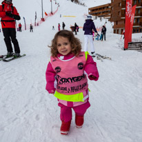 La Plagne - 11-17 March 2013 / Alana, all smile getting ready for the second day