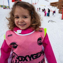 La Plagne - 11-17 March 2013 / Alana, all smile getting ready for the second day