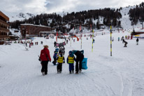 La Plagne - 11-17 March 2013 / Oscar getting ready for his second day at the ski school...