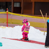 La Plagne - 11-17 March 2013 / Her first time on skis...