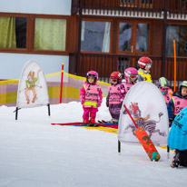 La Plagne - 11-17 March 2013 / Her first time on skis...