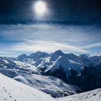 La Plagne - 11-17 March 2013 / The amazing views of the mountains around La Plagne