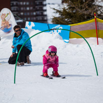 La Plagne - 11-17 March 2013 / Alana at the ski school...