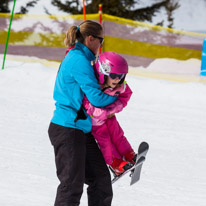 La Plagne - 11-17 March 2013 / Alana at the ski school...