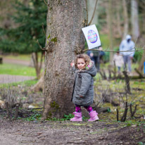 Cliveden - 31 March 2013 / Alana proudly discovering a clue...