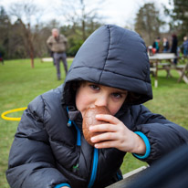 Cliveden - 31 March 2013 / Oscar with a big piece of chocolate