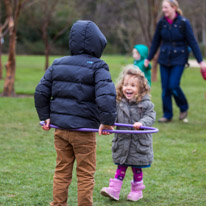 Cliveden - 31 March 2013 / Alana and Oscar playing together