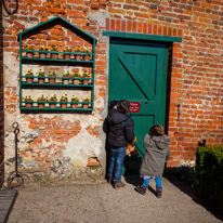 Greys Court - 02 April 2013 / Oscar and Alana in the wall garden