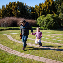 Greys Court - 02 April 2013 / Oscar and Alana in the maze