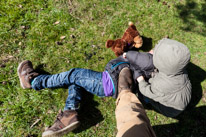 Greys Court - 02 April 2013 / Oscar on the ground