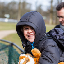 Whipsnade zoo - 07 April 2013 / Oscar, so excited by these animals... love his smile...