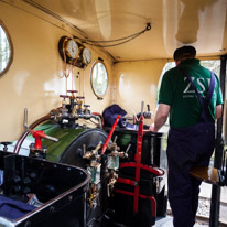 Whipsnade zoo - 07 April 2013 / Steam train for a tour of the zoo