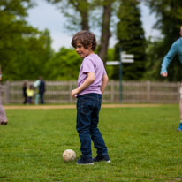 Savill Garden - 19 May 2013 / Oscar, playing football with King Ben...