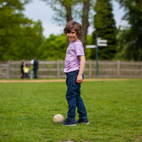 Savill Garden - 19 May 2013 / Oscar, playing football with King Ben...