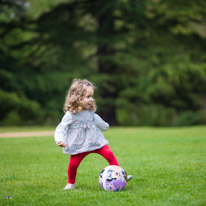 Savill Garden - 19 May 2013 / Alana playing football...