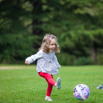 Savill Garden - 19 May 2013 / Alana playing football...