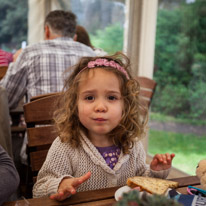 Henley-on-Thames - 25 May 2013 / Alana having lunch at Greys Court