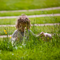 Henley-on-Thames - 25 May 2013 / Alana playing around the maize...