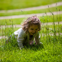 Henley-on-Thames - 25 May 2013 / Alana playing around the maize...