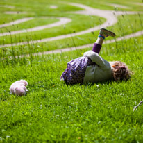 Henley-on-Thames - 25 May 2013 / Alana playing around the maize...