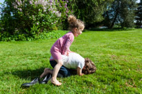 Henley-on-Thames - 01 June 2013 / Alana and Oscar playing together...