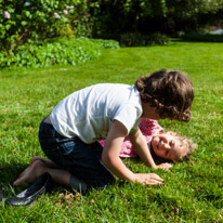 Henley-on-Thames - 01 June 2013 / Alana and Oscar playing together...