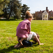 Henley-on-Thames - 01 June 2013 / Alana and Oscar playing together...