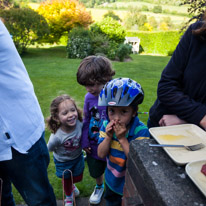 Middle Ascendon - 08 June 2013 / Alana, Oscar and James by the Barbecue