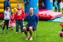 Henley-on-Thames - 22 June 2013 / Tim Hoskins bravely facing the sponges...